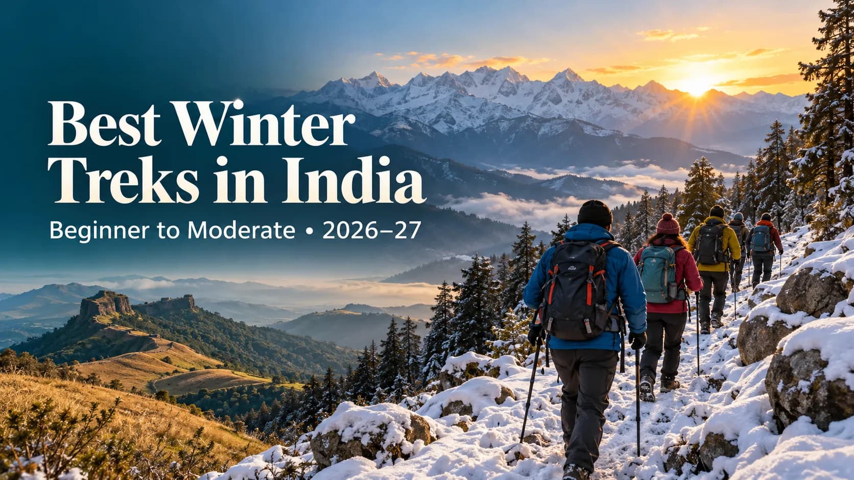 Best Winter Treks in India for 2026–27: Beginner to Moderate Routes